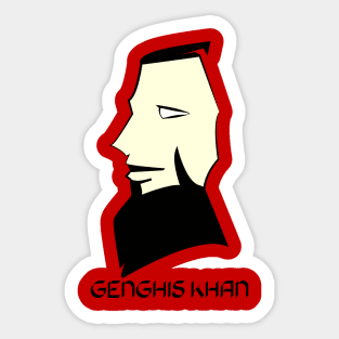 Genghis  khan Sticker